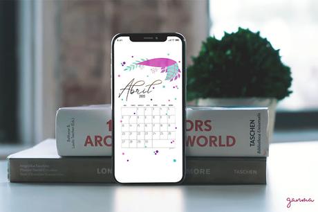 freebie: calendario Abril 2020