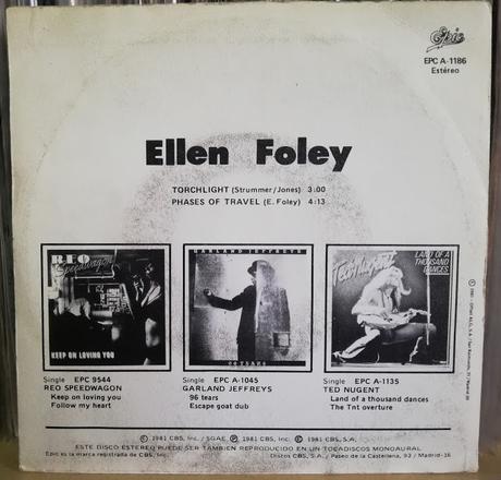 Ellen Foley ‎- Torchlight 7