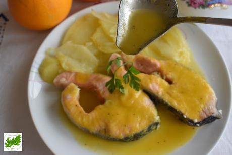 Salmón a la Naranja