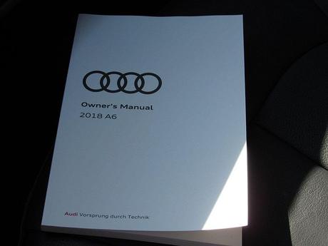 2018 Audi A6 Owners Manual