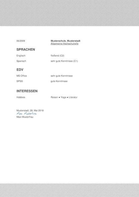 Kurzer Tabellarischer Lebenslauf Diese Können Sie Alle Vorlagen Für Ihre Perfekt Inspiration Personifizieren