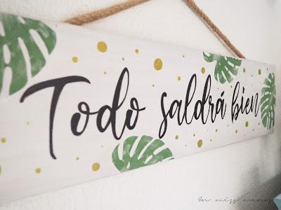 DIY Cartel con decoupage