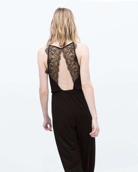 Peto Falda Negro Zara