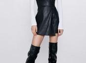 Peto Falda Negro Zara