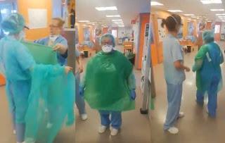 Trabajando en la oscuridad sanitaria.    Working in the health system darkness.    在衛生系統黑暗中工作。