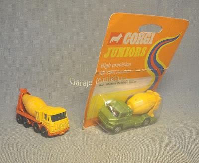 Camiones cementeros de Corgi y Matchbox Camiones cementeros de Corgi y Matchbox