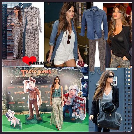 Sara Carbonero Falda Plateada