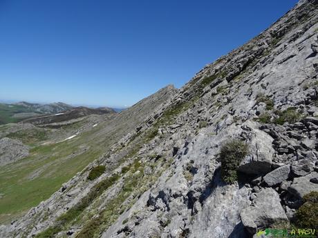 RUTA por la ARISTA del CIRBANAL desde CALDAS DE LUNA, León Camino a la Peña de la Silla