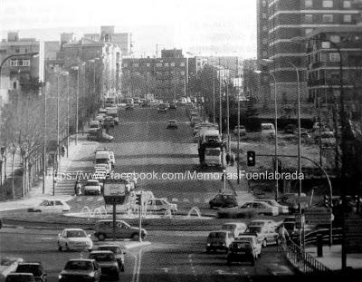 Entrada de Leganés en la década de los 90