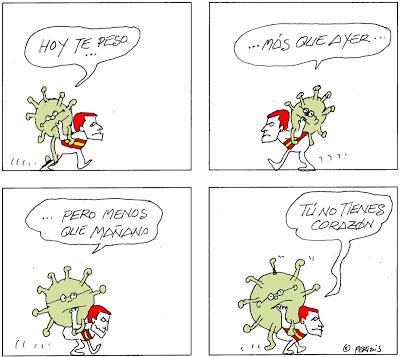 Este virus no es una guerra, es una catástrofe. Este virus no es una guerra, es una catástrofe.