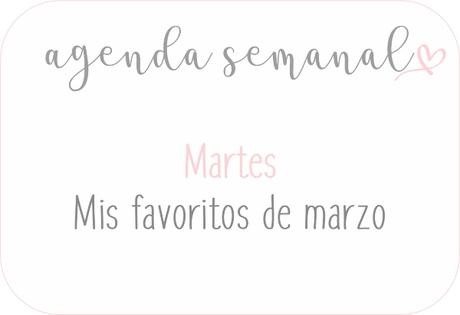 Agenda Semanal 30/03 - 5/04 Agenda Semanal 30/03 - 5/04