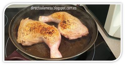 Contramuslos de pollo a la miel