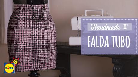 Falda Recta Con Botones Al Frente