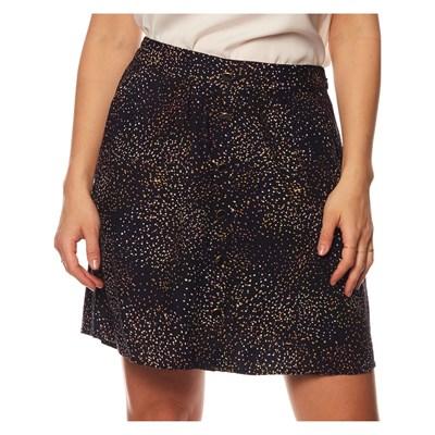 Falda Recta Con Botones Al Frente