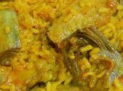 Receta fácil arroz alcachofas pollo