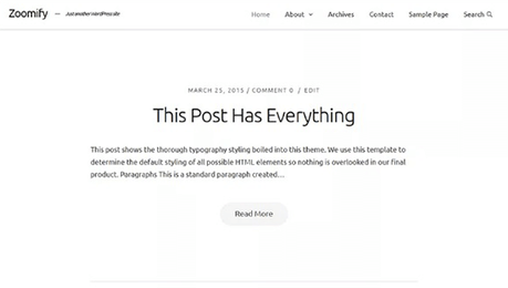 12 Fantásticas plantillas de WordPress para bloggers serios Zoomify