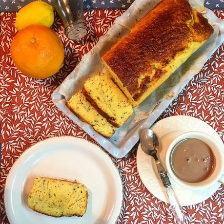 Plum Cake De Naranja Y Limón Con Semillas De Amapola