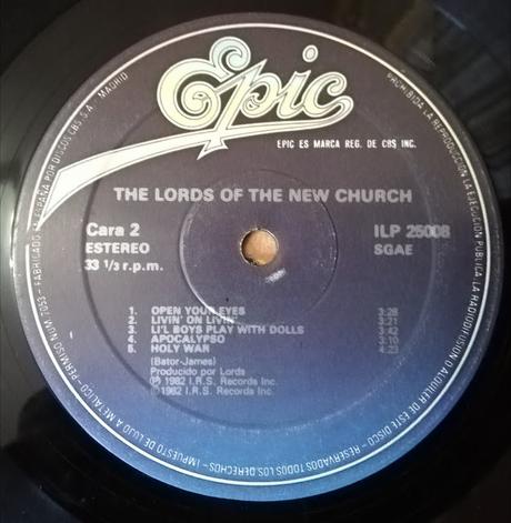 The Lords of the new church -Lords of the new church Lp 1984 (1982)