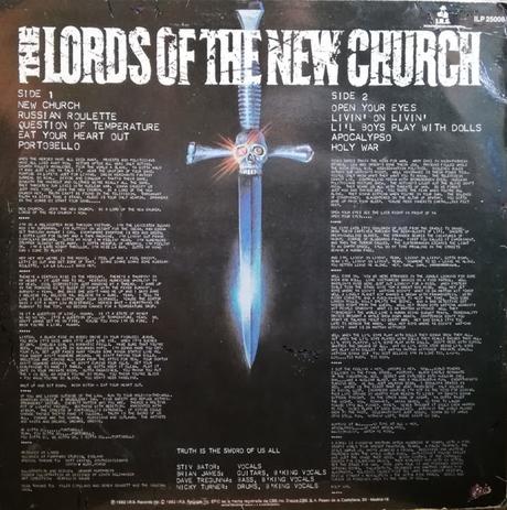 The Lords of the new church -Lords of the new church Lp 1984 (1982)
