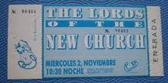 The Lords of the new church -Lords of the new church Lp 1984 (1982)