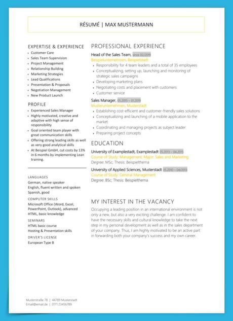 Lebenslauf Cv Vorlage Diese Können Sie In Microsoft Word Für Ihre Beste Konzepte Anpassen
