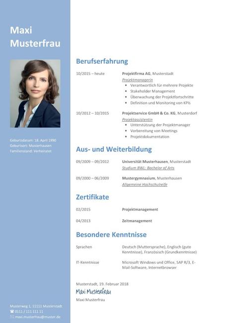 Lebenslauf Bewerbung Vorlage Sie Können Auch In Ms Word Für Ihre Professionell Prinzipien Einstellen