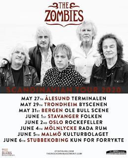 The Zombies anuncian The Invaders Return Tour, celebrando su inducción al Rock & Roll Hall of Fame 2019
