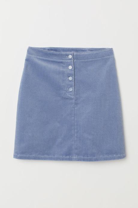 Falda Pana Azul Falda Pana Azul