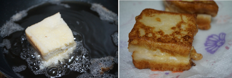 Torrijas rellenas de crema