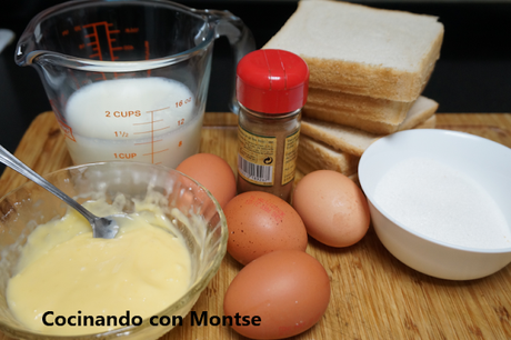 Torrijas rellenas de crema