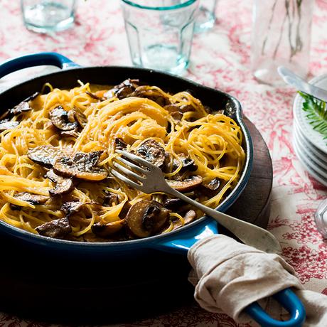 FRITTATA DE SPAGHETTI Y SETAS