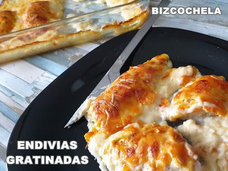 ENDIVIAS GRATINADAS: CHICONS AU GRATIN