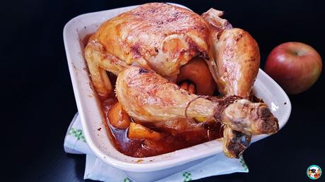 Pollo asado glaseado