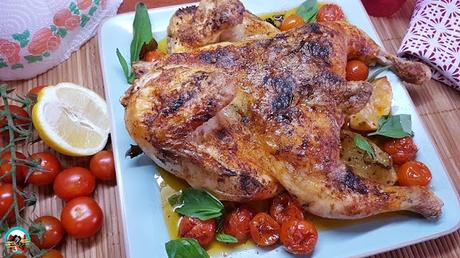 Pollo asado glaseado