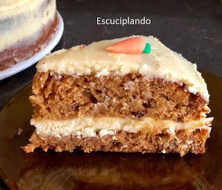 CARROT CAKE -TARTA DE ZANAHORIA-
