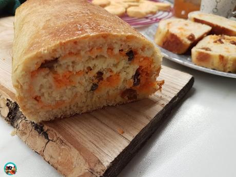Pan brioche de yogur con zanahoria