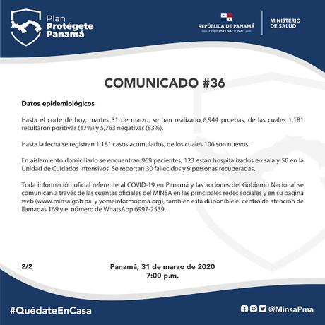 Comunicado 36 MINSA ha nombrado 302 profesionales la salud