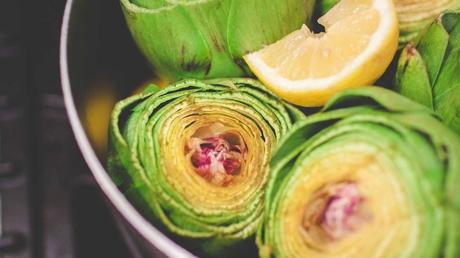 Receta con alcachofa