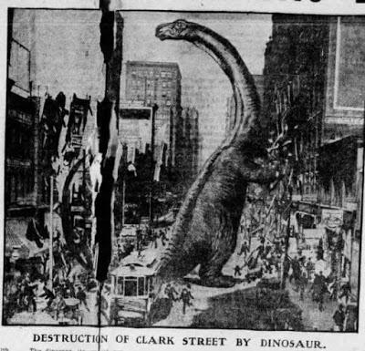 Cuando Chicago fue invadida por dinosaurios un uno de abril