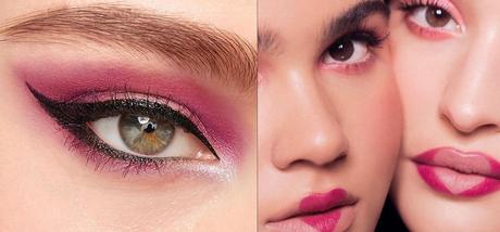 maquillaje de ojos tendencias 2020 sombras rosas Maybelline
