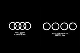 Logos de empresa en tiempo de #coronavirus