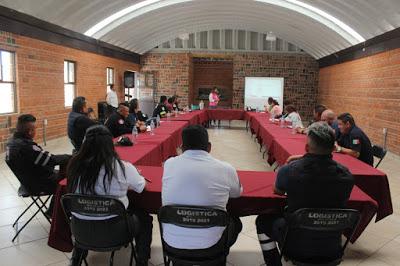 TEXCOCO FUE SEDE DE LA CAPACITACIÓN A PERSONAL DE PROTECCIÓN CIVIL SOBRE LOS PROTOCOLOS COVID-19 FASE 2