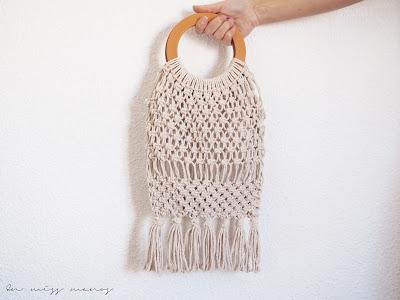 DIY Bolso de macramé