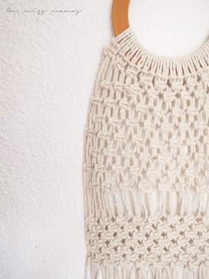 DIY Bolso de macramé