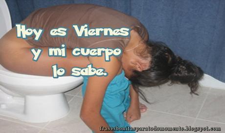 Feliz  Viernes, Feliz Fin de Semana, Alcohol, Frases sobre la borrachera, Memes, Humor, Chistes, Buenos días, 