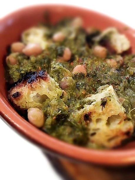 Garbanzos con brocoli - Ceci e broccoli - Chickpeas with broccoli soup