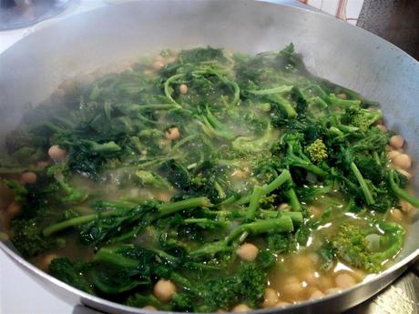 Garbanzos con brocoli – Ceci e broccoli