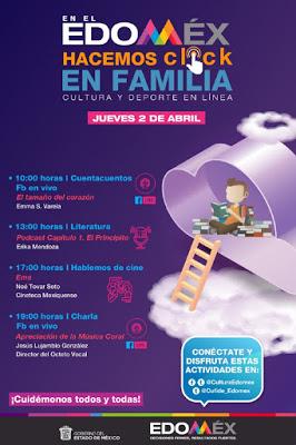 PARTICIPA CINETECA MEXIQUENSE EN EL PROGRAMA HAGAMOS #CLICKENFAMILIA