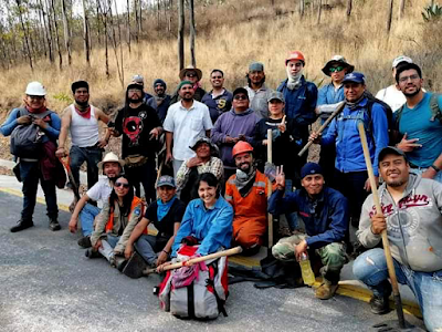 RECONOCE GEM APOYO DE SOCIEDAD CIVIL EN ACCIONES DE COMBATE DE INCENDIOS EN SIERRA DE GUADALUPE