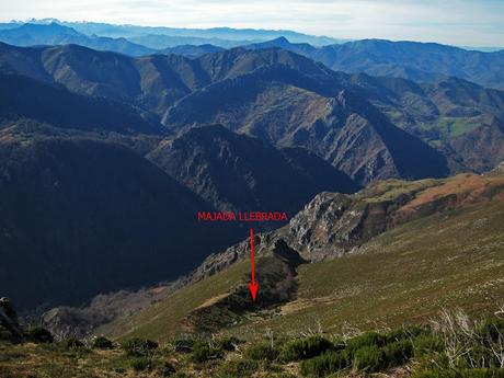 Circular al Vízcares por Traslafuente y Llebrada.